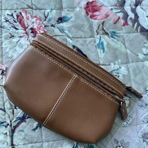 Nine West Brown Cosmetic Bag